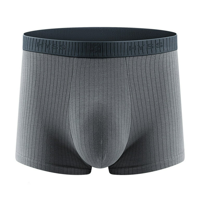 Sanbonepd Men'S Briefs Cotton Boxer Shorts Men'S Breathable Comfortable Mid  Waist Solid Colour Boxer Shorts