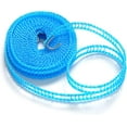 thumbnail image 1 of Tendedero de viaje resistente al viento, cuerda de secado de nailon de 5 m para uso en exteriores e interiores, perfecto para acampar y para el hogar, 1 of 5
