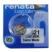 Strip of 10 Genuine Fresh Renata 321 SR616SW Swiss Made Silver 1.55v Batteries