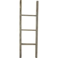 thumbnail image 3 of Ekena Millwork 15"W x 48"H x 3 1/2"D Vintage Farmhouse 3 Rung Ladder, Barnwood Decor Collection, Reclaimed Grey, 3 of 13