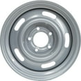 thumbnail image 3 of Speedway Motors Steel 15" Rim 15x7 Inch 5 Lug Gloss Silver, 2 Pack, 3 of 8