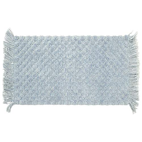 French Connection Bath Rugs, 20 in. x 34 in, Winter Sky