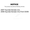 thumbnail image 2 of Transit Auto Rear Disc Brake Caliper Rotors and Ceramic Pads Kit for Car Hyundai Sonata 3.3L KC8-100932N, 2 of 11