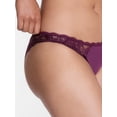 thumbnail image 2 of Joyspun Women's Microfiber and Lace Cheeky Panties, 3-pack, Sizes to 3XL, 2 of 8