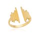 thumbnail image 1 of Anillos de cuentas de doble bola lisas de acero inoxidable para mujer, anillos de pareja de boda geométricos de Color dorado abierto, regalo de joyería estética Tan Jianjun  unisex, 1 of 2