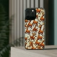 thumbnail image 3 of DistinctInk Hybrid (Acrylic / TPU) Clear Slim Fit Case for Apple iPhone 12 Pro MAX (6.7" Screen) - "Giraffe Parade: Playful Prancing Pattern", 3 of 8