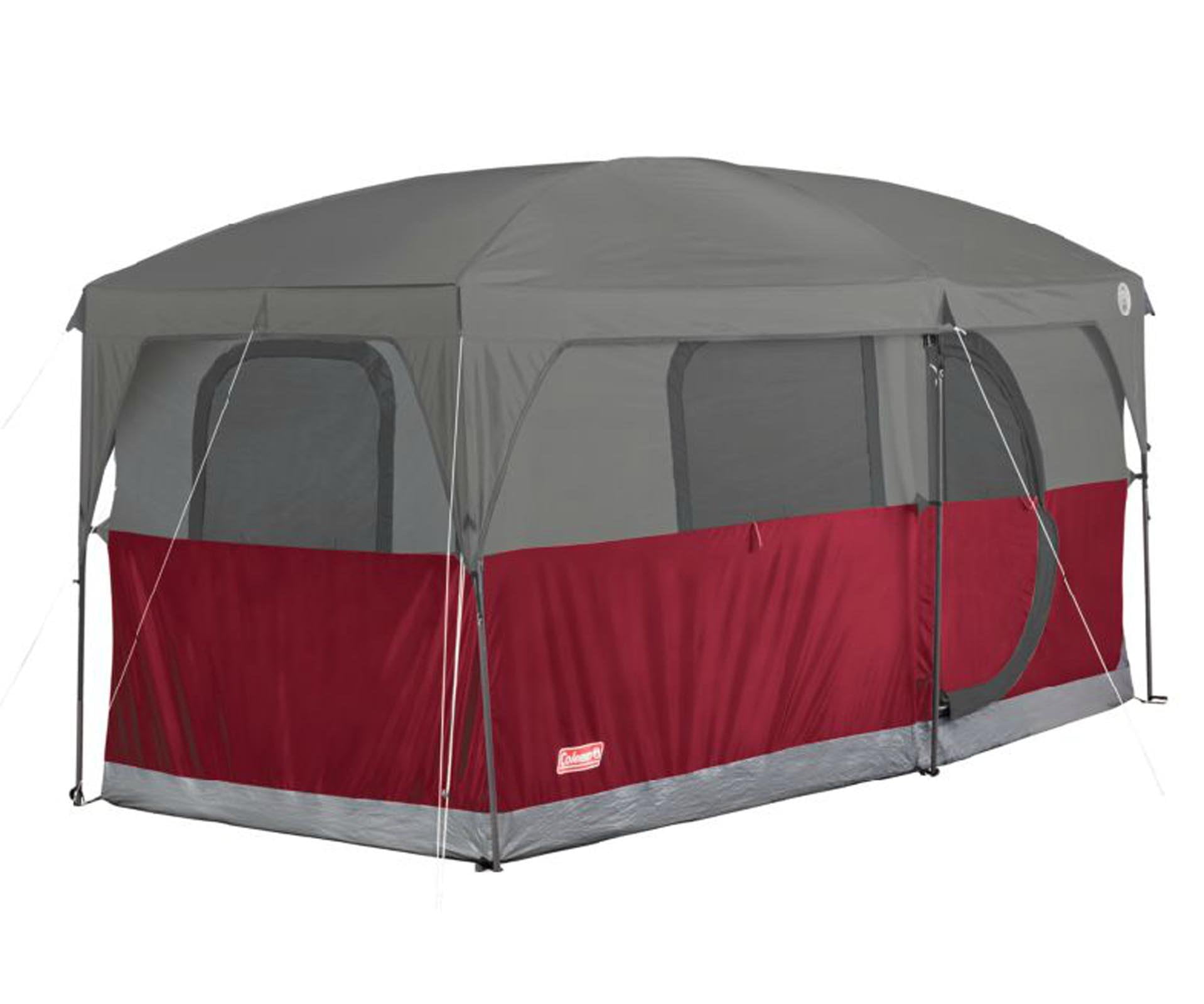 COLEMAN 6 Person, Hampton Family Camping Cabin Tent, WeatherTec, Room