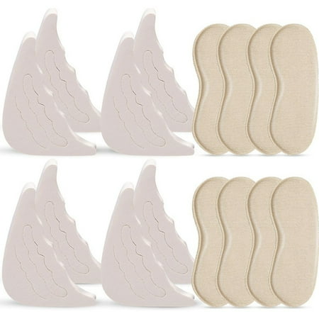 

4 Pairs of Shoe Padding and 4 Pairs of Heel Grip Padding Beige