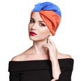 thumbnail image 3 of Soin des Cheveux 1 Pce Bonnet de Nuit Imitation Soie Double Couche pour Femmes Bonnet Croisé Torsadé Couvre-Chef, 3 of 3
