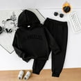 thumbnail image 2 of Zshosam Toddler Clothing Sets Kid Toddler Girl Clothes - Tie Dye Hoodie Sweatshirt Girl Outfits Pullover Jogger Hooded Sweatpant Set Size 6T 7T,(Black 6-7 Years), 2 of 5
