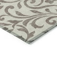 thumbnail image 5 of 10' X 14' Taupe Floral Washable Indoor Outdoor Area Rug, 5 of 5
