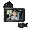 thumbnail image 2 of Dash Camera,Clear View Kids Wide Clear View Hxber With Infant With Wide Clear Baby With Rear Camera With Camera Rear Camera 1080p Car Baby Infant Car Seat 4.3'' 1080p Black, 2 of 6
