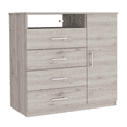 thumbnail image 4 of Treevol Furniture, Dresser Beaufort, Four drawers, Light Gray Finish- Bedroom, 4 of 9