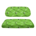 thumbnail image 2 of Pzuqiu Green Golf Ball & Club Print Golf Cart Seat Cover Set - Breathable Stretchable Protector - Fits Most 2-Seater Carts, Perfect Golf Gift, 2 of 9