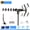 Antenna with splitter, variant on Five Star Outdoor TV Antenna with Long Range Reception, VHF UHF Support, Roof Mount Ready, Black