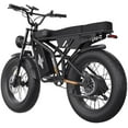thumbnail image 2 of Freego F2 PRO Electric Motorcycle for Adults, Electric Dirtbike, 1400W Peak/48V/22.5Ah, 20" x4 Fat Tire Off Road Electric Bicycles, Max 34MPH/55Miles 7-Speed Full Suspension, 2 of 8