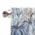 thumbnail image 5 of Thanksgiving Coastal Kitchen Valances for Windows 42x18 Inch Kitchen Curtains Valances Rod Pocket Autumn Pumpkin Coral Blue Starfish Bathroom Window Valances for Window Treatment Decor, 5 of 6
