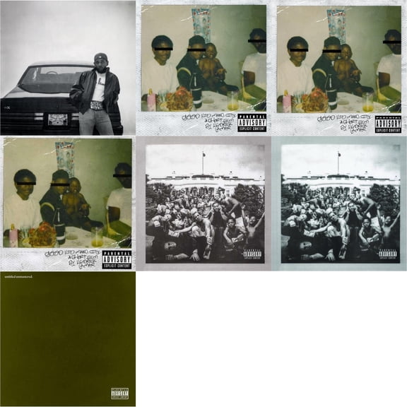 Gnx (X) & Good Kid, M.A.A.D City & Good Kid, M.A.A.D City & Good Kid, M.A.A.D City (Remixes) & To Pimp A Butterfly & To Pimp A Butterfly & Untitled Unmastered (X) [CD Bundle]