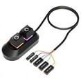 thumbnail image 1 of RGB LED Lights Computer Desktop Switch PC Motherboard External Power on/ and Reset Button Extension Cable B, 1 of 5