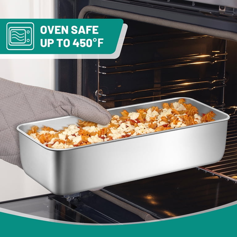 Vesteel 12" x 5" Stainless Steel Loaf Pans, Set of 2 photo 6