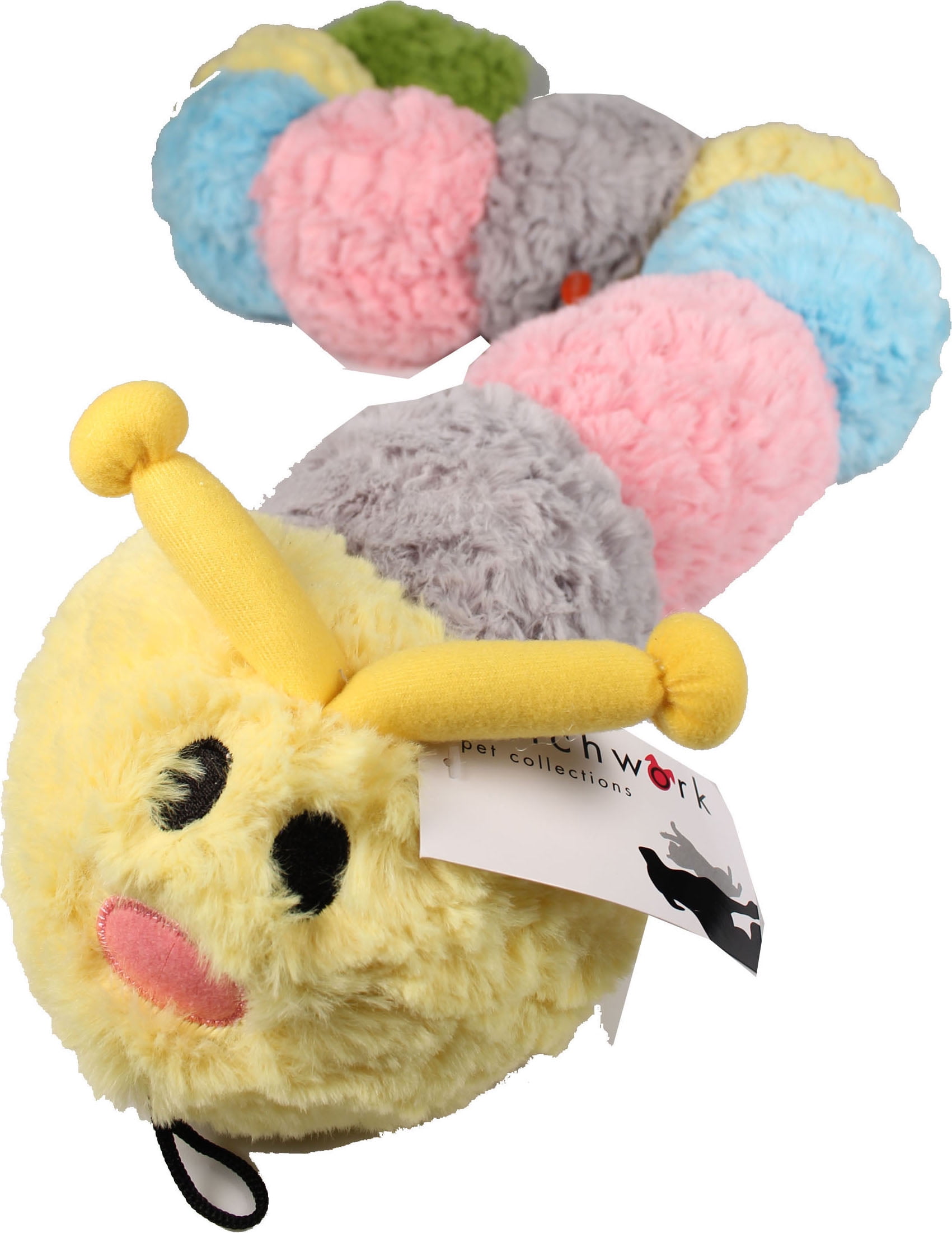caterpillar dog toy