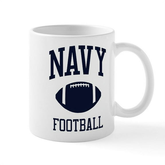 CafePress - U.S. Navy Football - 11 oz Ceramic Mug - Novelty Coffee Tea Cup