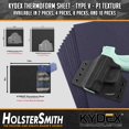 thumbnail interactive-video image 1 of HolsterSmith KYDEX® Vapor Sheet - .080 Thick - Multiple Sizes & Colors - Made In USA 1 of 3