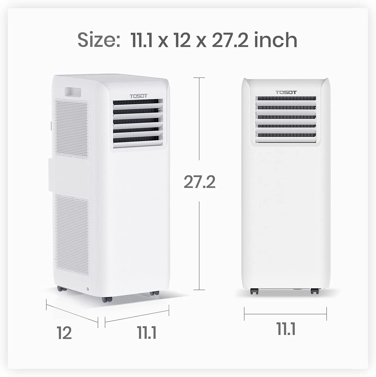 grund absolutte Polar TOSOT 10,000 BTU Portable Air Conditioner, Easier to Install, Quiet and  3-in-1 Portable AC, Dehumidifier, Fan for Rooms Up To 300 sq ft, Aovia  Series - Walmart.com