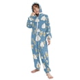 thumbnail image 5 of Vzayyk 4T-14Y Size Aviliable Cozy One-Piece Footless Sleeper Pajama Simple Line Art, 5 of 8