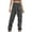 Gray, variant on Women High Waist Skinny Stretch Jeans Light Weight Women Solid Pants Hippie Punk Trousers Streetwear Jogger Pocket Loose Overalls Long Pants,Gray M
