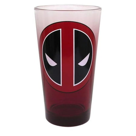 

Deadpool pindpsymred 6 in. Symbol Fade Pint Glass Red