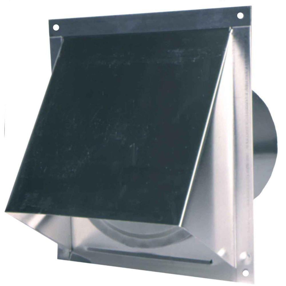 Master Flow 6 In Round Wall Vent With Screen And Damper New