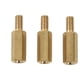 thumbnail image 4 of 100 Unids M3 Macho x M3 Hembra 11mm Longitud Latón Tornillo Rosca Separadores de Separador de PCB, 4 of 10