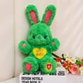 thumbnail image 2 of 15.7 inch Plush Bunny,Cuddly Friend for Boy or Girl - Great Gift for Easter, Birthday,Green, 2 of 5