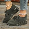 thumbnail image 6 of Domzle Women's Running Shoe Lightweight Fashion Sneaker for Jogging Walking Light Workouts Army Green 37, 6 of 6