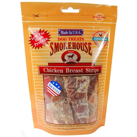 UPC 078565843158 product image for SmokeHouse Chicken Breast Strips Chicken Dog Treats  4 Oz | upcitemdb.com