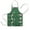 Green Christmas Pattern, variant on Green Christmas Pattern Kids Aprons for Girls and Boys,Adjustable Neck Strap Toddler Aprons for Kids Cooking Baking
