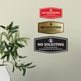 thumbnail image 4 of Fancy No Soliciting If You Do Not Have An Appointment Do Not Disturb Us Sign (Black) - Small, 4 of 5