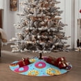 thumbnail image 4 of Sikiie Donuts Nativity Christmas Tree Skirt, Jesus Christian Winter Holiday Tree Mat Decoration(30-48IN)48", 4 of 6