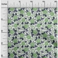 thumbnail image 2 of oneOone Viscose Jersey Green Fabric Florals Sewing Craft Projects Fabric Prints By Yard 60 Inch Wide, 2 of 5