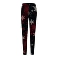 thumbnail image 5 of Outfmvch Holiday Leggings for Women Flannel Leggings Christmas Leggings for Women Plus Size Plus Size Leggings Straight Leg Pants Women Wide Leg Pants Woman Plus Size Cargo Pants Watermelon Red Xl, 5 of 6