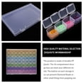 thumbnail image 4 of Jewelry Box Plastic Beads Container 56 Grids Earring Necklace Organizer for Home Store, 4 of 6