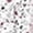 White, variant on Black Women's Short Sleeve T-shirt, Fashion Women V Collar Printed Broken Flowers Sleeveless Shirt,Women's Short sleeve T-shirt 6XL