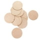 thumbnail image 1 of Discos de madera con agujeros: monedas de madera natural, círculos de madera, amuletos redondos de madera 100mm 10 piezas, 1 of 9