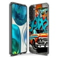 thumbnail image 3 of MUNDAZE Motorola Moto G Play 2021 Shockproof Clear Hybrid Protective Phone Case Lowrider Painting Graffiti Art Cover, 3 of 5
