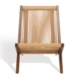thumbnail image 2 of SAFAVIEH Couture Trisha Glam Folding Rope Accent Chair, Walnut/Natural, 2 of 13
