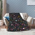 thumbnail image 6 of KLL Fleece Blanket Plush Throw Blanket I love you Mom ,Soft Fuzzy Cozy Flannel Blanket for Couch Sofa Bed.(50"x40" ), 6 of 7