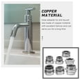 thumbnail image 4 of Woeilo 7 Pcs Faucet Adapter Sink for Washing Machine to Hose Water Garden Portable Washer, 4 of 5