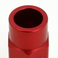thumbnail image 4 of J2 Engineering LN-T7-034-15-RD J2 Engineering 7075 -T6 Forged Aluminum M12X1.5 20Pcs 50mm Height Open -End Lug Nut Sets w / Socket Adapter (Red), 4 of 6