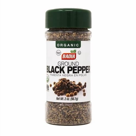 badia organic standard size pepper ground black 2 Oz.Pack Of 8